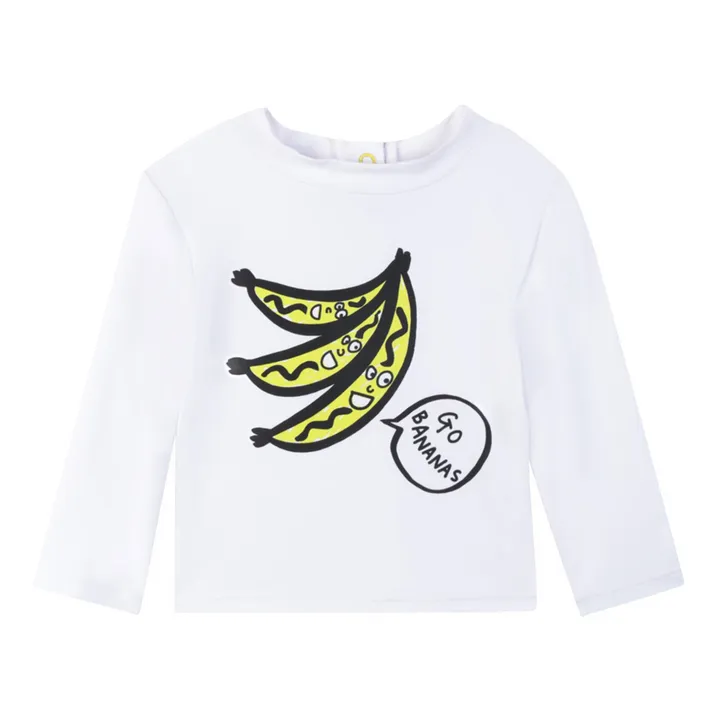 Bananas anti-UV T-shirt | White- Product image n°0