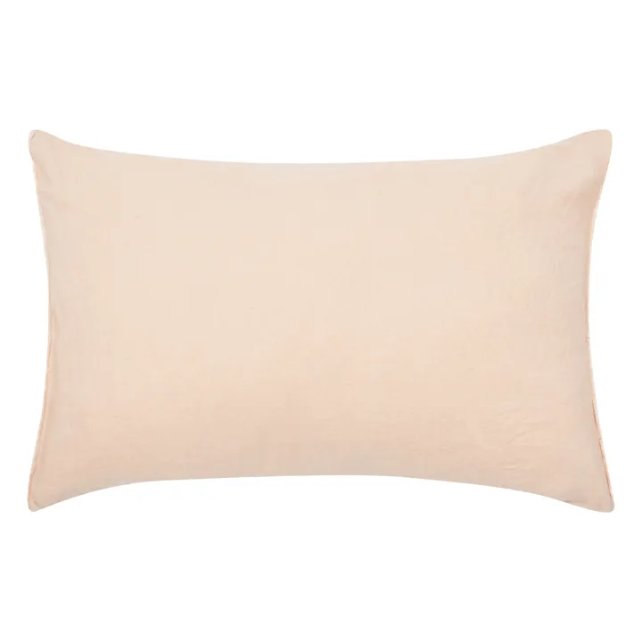 Washed linen cushion | Nude- Product image n°0