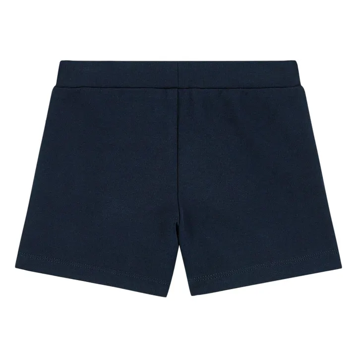 Fleece Shorts | Navy blue- Product image n°1