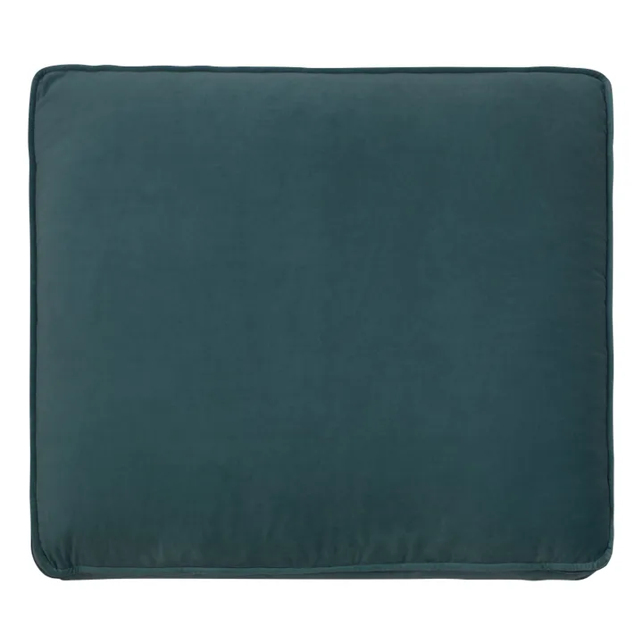 Croisette Armchair Velvet Cover  | Petrol blue- Product image n°2