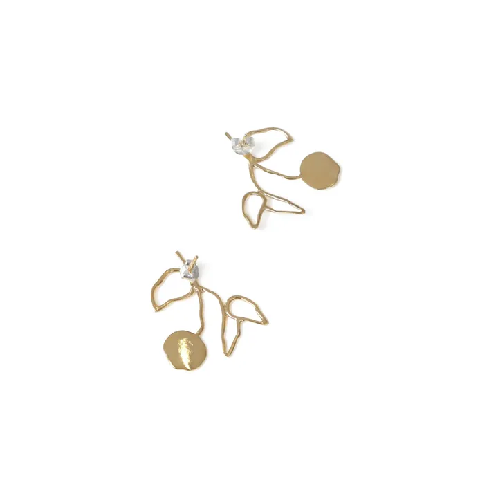 Boucles d'Oreilles Elsworth | Doré- Image produit n°3