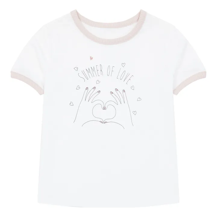 T-Shirt USA | Blanc- Image produit n°0