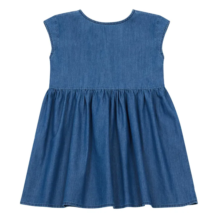 Chambray-Kleid Shine  | Vintage blau denim- Produktbild Nr. 2