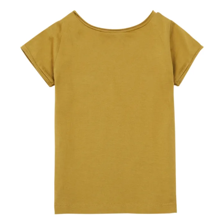 T-Shirt Storm aus Bio-Baumwolle | Ocker- Produktbild Nr. 3