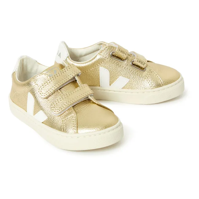 Ledersneakers Esplar | Gold