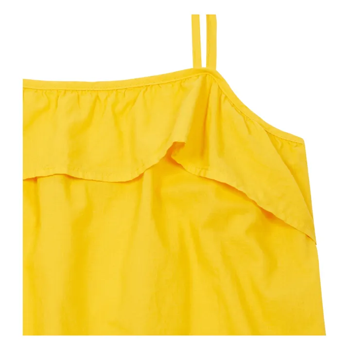 Rif Frilled Dress  | Yellow- Product image n°1