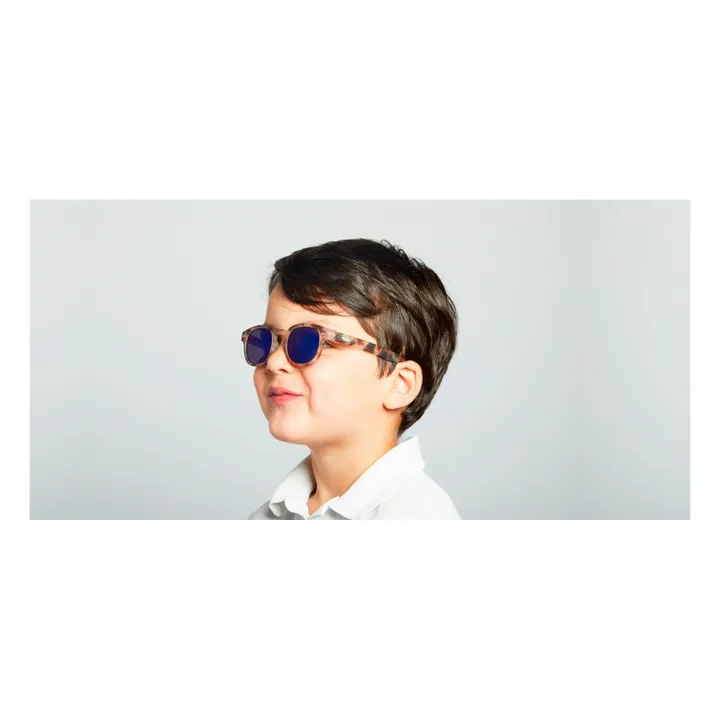 Sonnenbrille #C Tortoise Junior | Blau- Produktbild Nr. 2