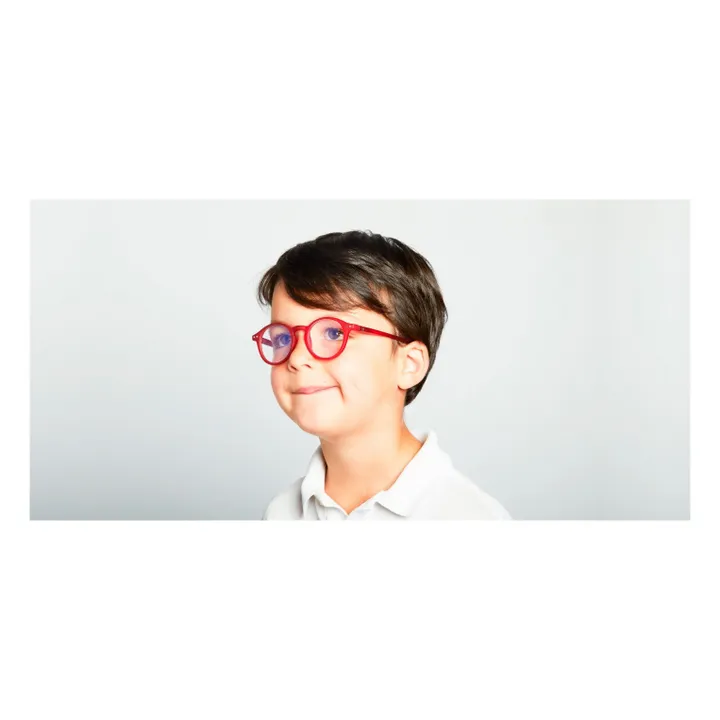 Brille für Screen Junior #D | Rot- Produktbild Nr. 2