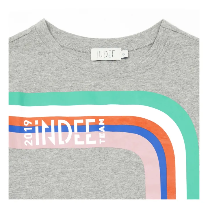 Camiseta Indee Team | Gris Jaspeado- Imagen del producto n°1