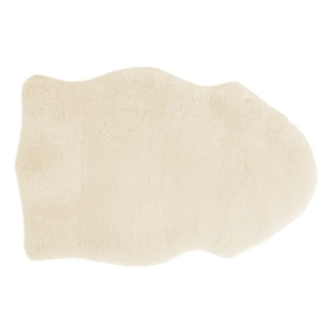 Tapis en peau d'agneau Mimosa 90-100cm | Blanc
