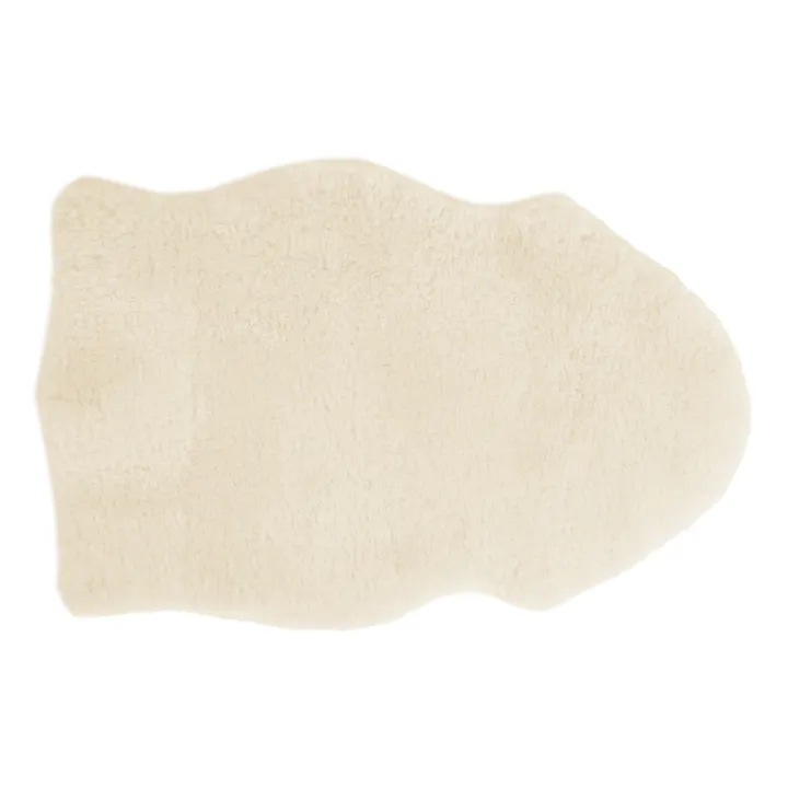 Tapis en peau d'agneau Mimosa 90-100cm | Blanc- Image produit n°0