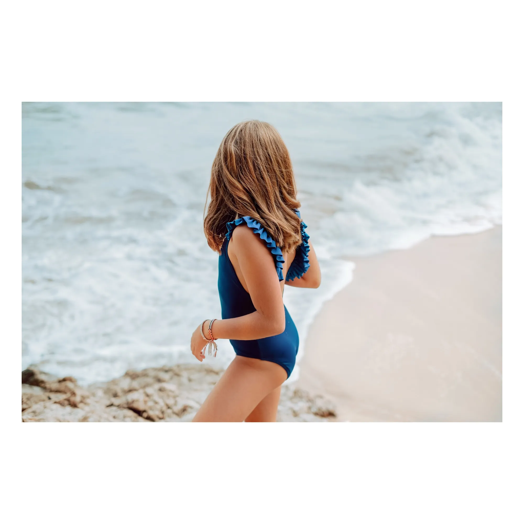 Teen Swimwear Crop Top Bora Bora Blue
