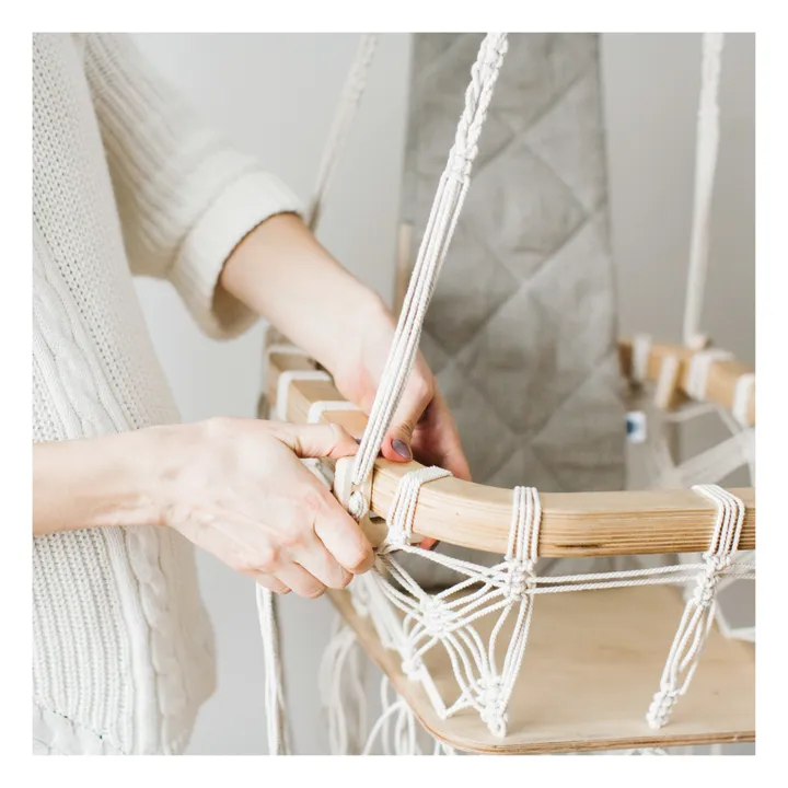 Crochet Baby Swing | White- Product image n°4