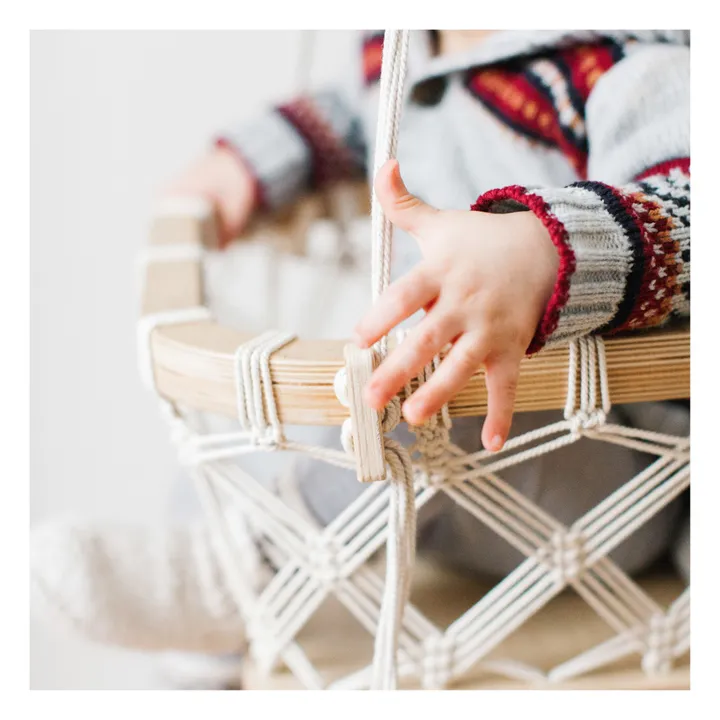 Crochet Baby Swing | White- Product image n°6