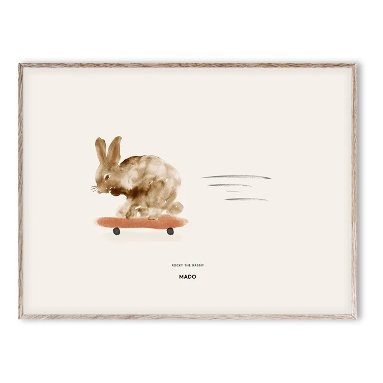 Mado - Affiche Rocky the Rabbit 30x40 cm (Mado) - Image 1