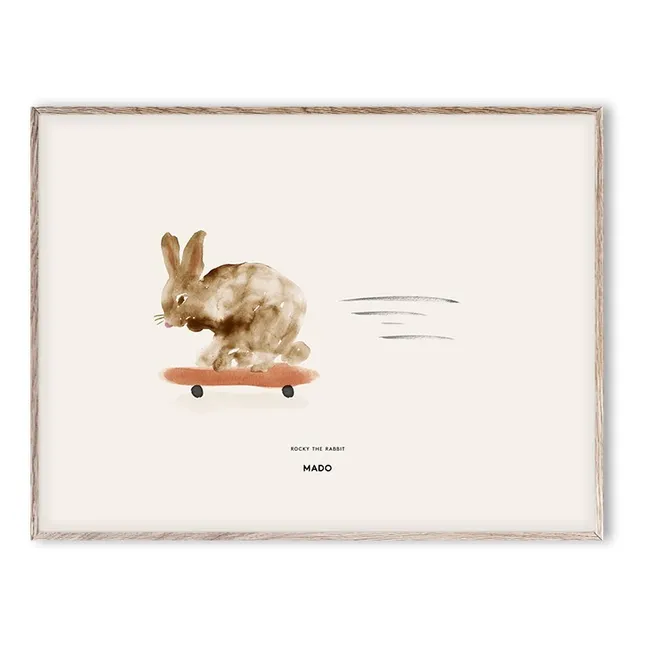 Poster Rocky the Rabbit 30x40 cm