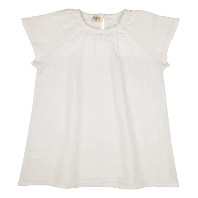 Clara organic cotton dress | Natural S000