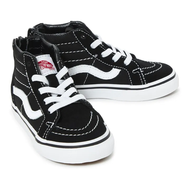 Zapatillas Suede con Cremallera SK8-Hi | Negro- Imagen del producto n°1