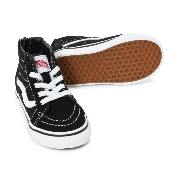 Zapatillas Suede con Cremallera SK8-Hi | Negro- Imagen del producto n°2