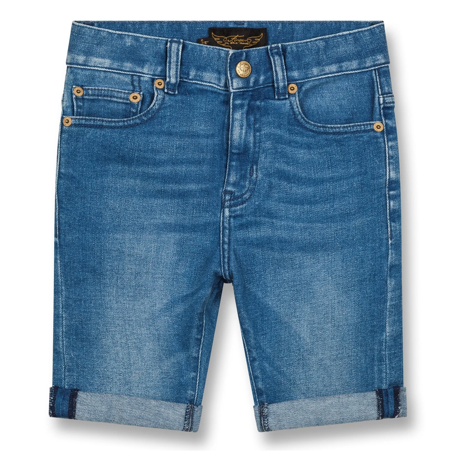 Finger In The Nose Denim Stonewashed Edmond Faded Shorts