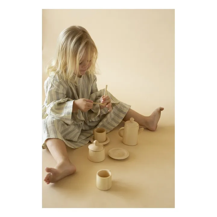 Service à thé en bois- Image produit n°1