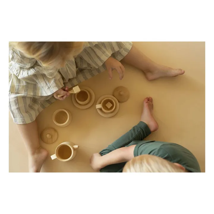 Service à thé en bois- Image produit n°2