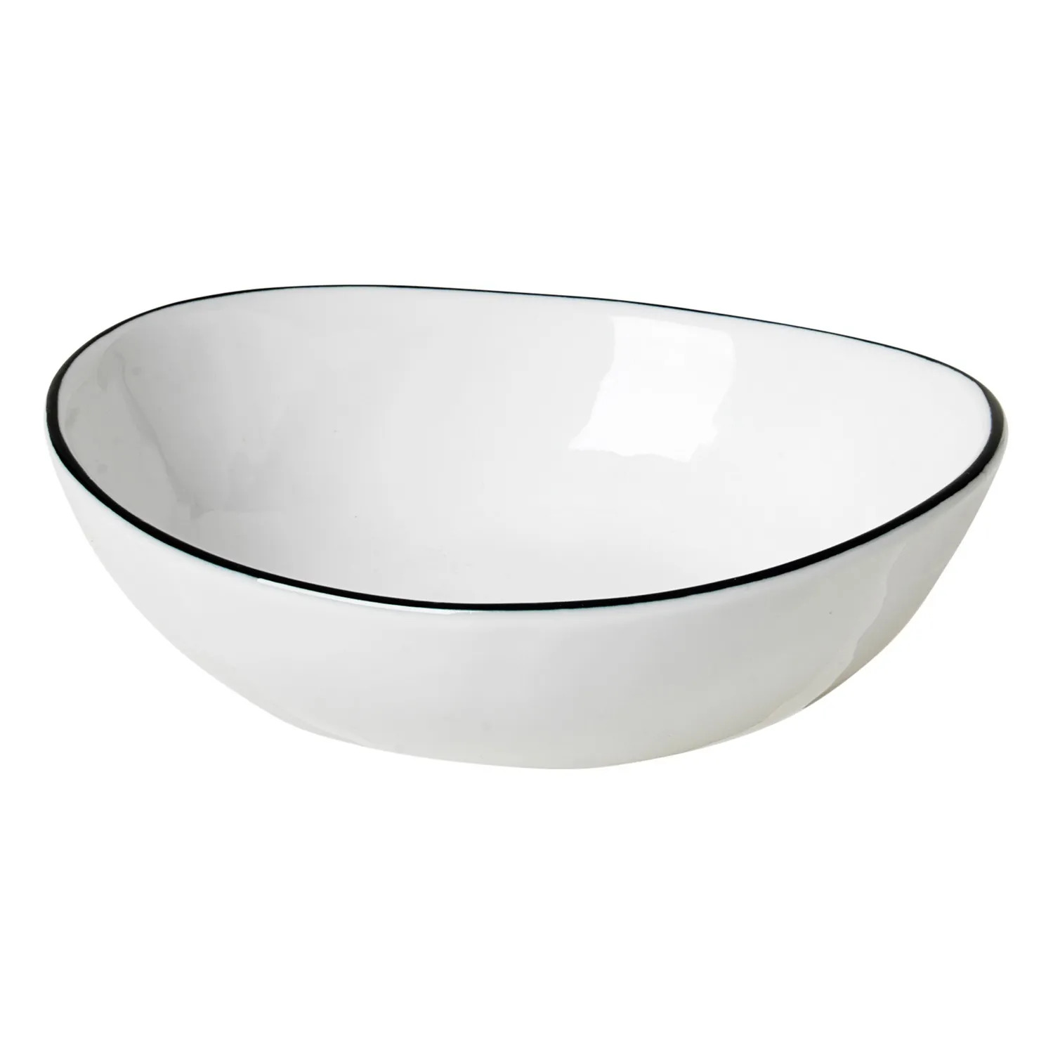 Broste Copenhagen White Salt Porcelaine Bowl