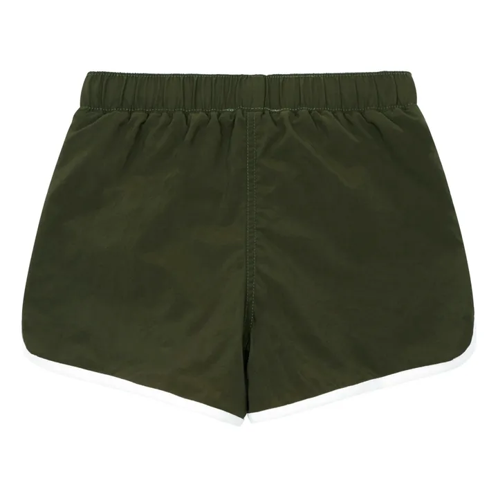 Costume da bagno pantaloncino Palm Smile | Verde militare- Immagine del prodotto n°1