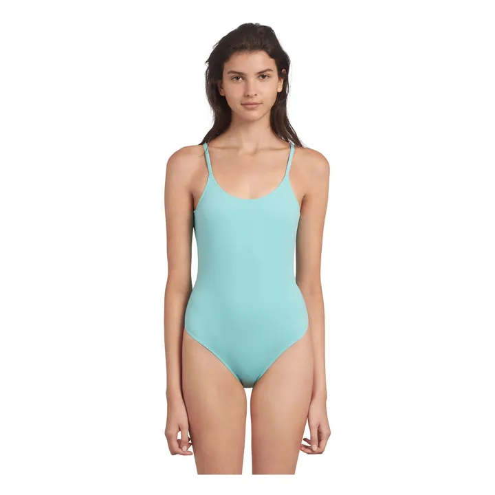 Swimsuit 1 piece Basic | Lagoon Blue- Product image n°2