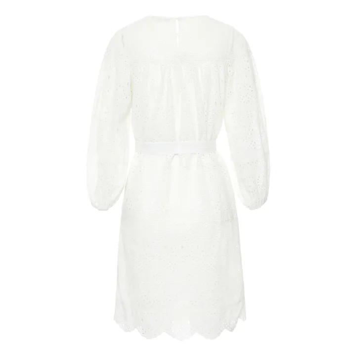 Robe Ajourée Lindia | Blanc- Image produit n°1