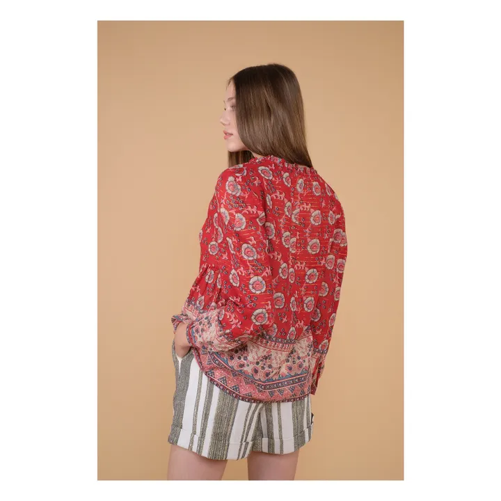 Camicia Papaya - Collezione Donna -  | Rosso- Immagine del prodotto n°5