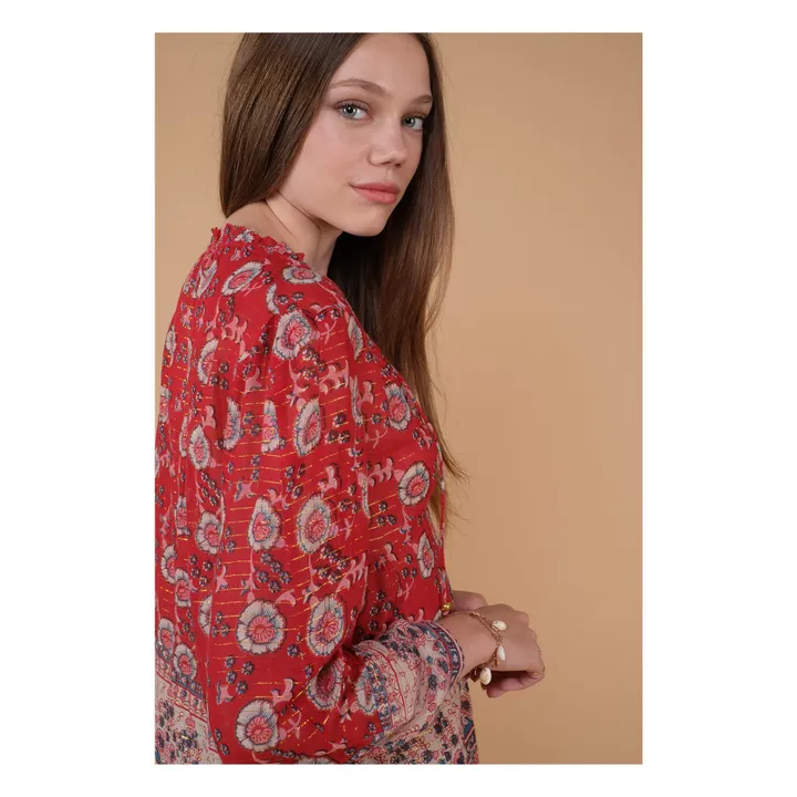 Camicia Papaya - Collezione Donna -  | Rosso- Immagine del prodotto n°2
