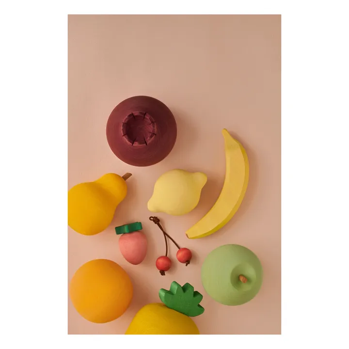 Früchte-Set aus Holz - Produktbild Nr. 4