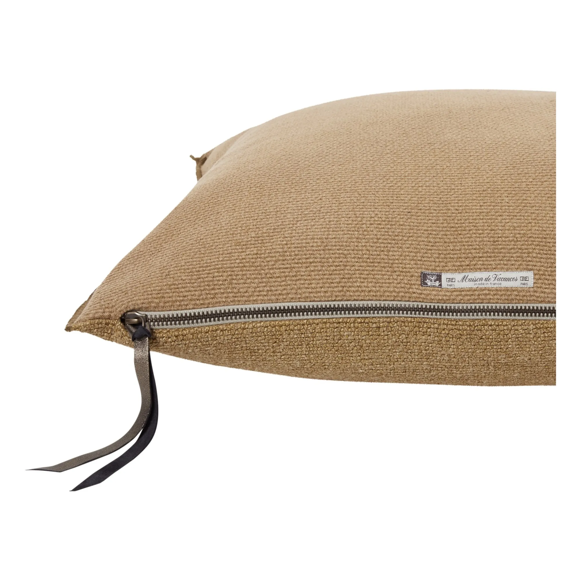 Coussin Vice Versa en toile Formentera | Capuccino- Image produit n°1