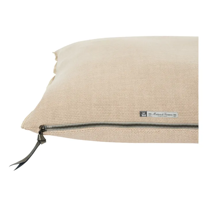 Cojín Vice Versa de tela Formentera | Nude- Imagen del producto n°1