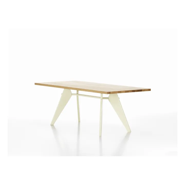 Table EM - piètement Écru - Jean Prouvé | Chêne- Image produit n°3