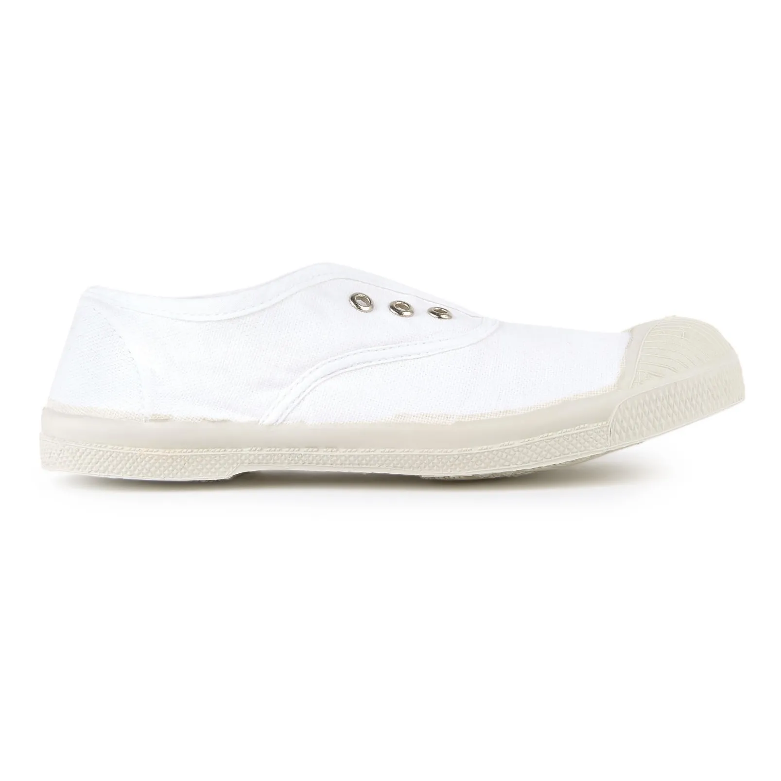 Bensimon White Elly Plimsolls