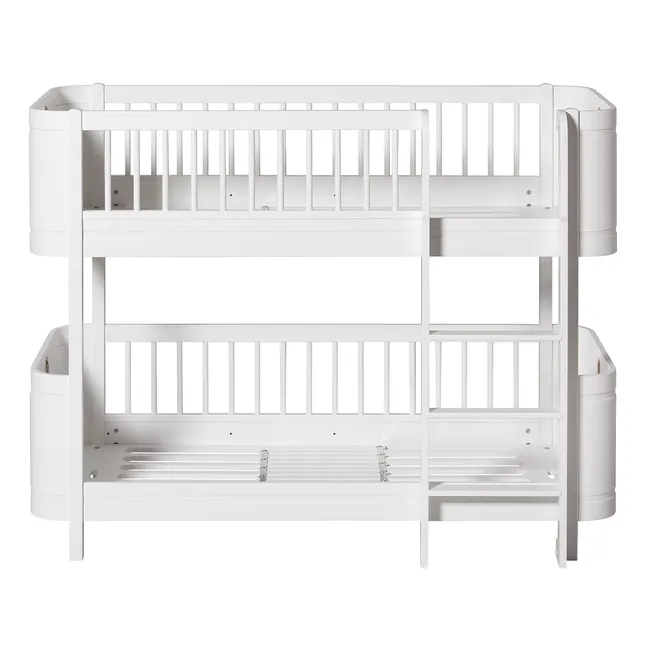 Lits superposés mi-hauteur Mini+ | Blanc