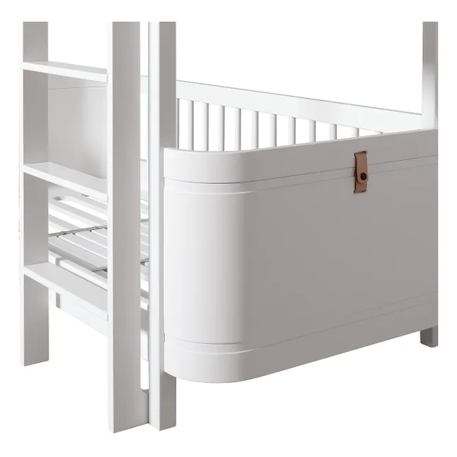 Lits superposés mi-hauteur Mini+ | Blanc