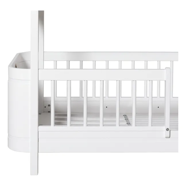 Lits superposés mi-hauteur Mini+ | Blanc