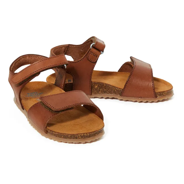 Two Con Me - Velcro sandals | Caramel