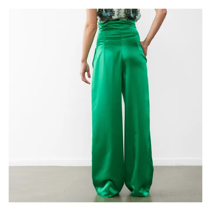 Pantalón Satén Acis | Verde- Imagen del producto n°3