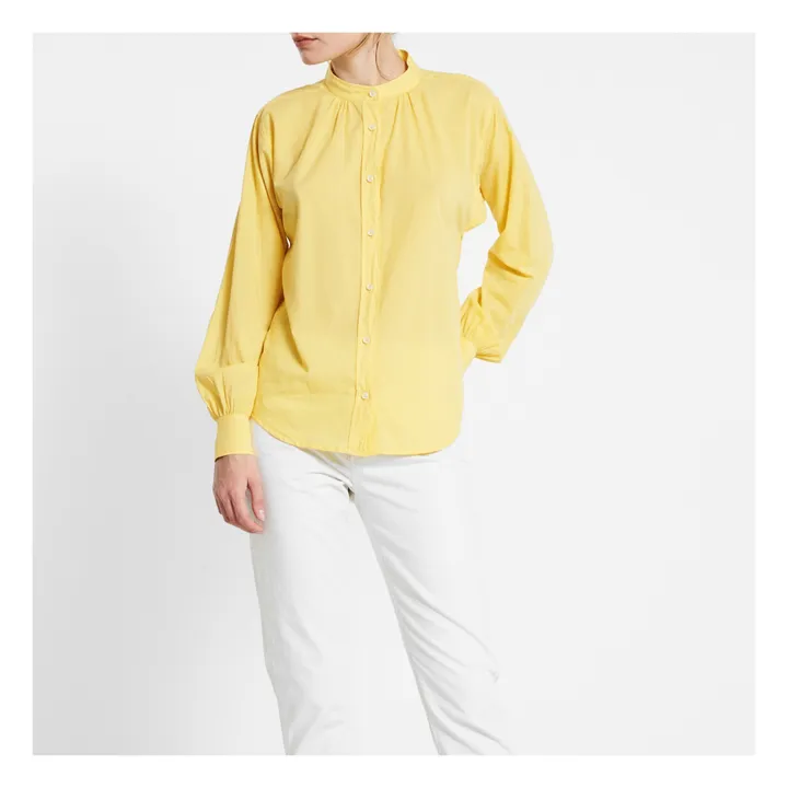 Camisa Nicole | Amarillo Limón- Imagen del producto n°2