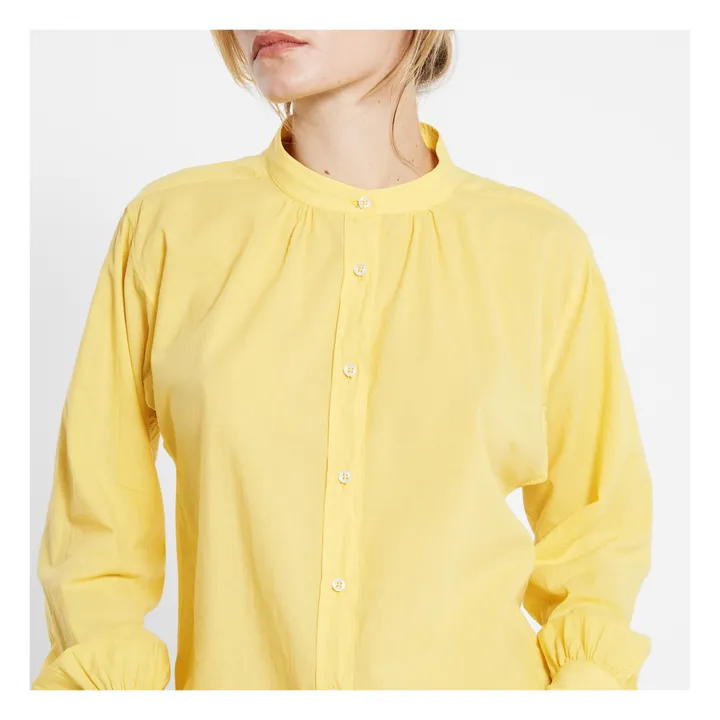 Camisa Nicole | Amarillo Limón- Imagen del producto n°4