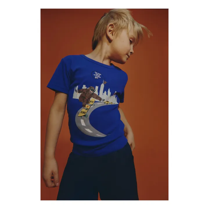 T-Shirt King Kong | Indigoblau- Produktbild Nr. 2