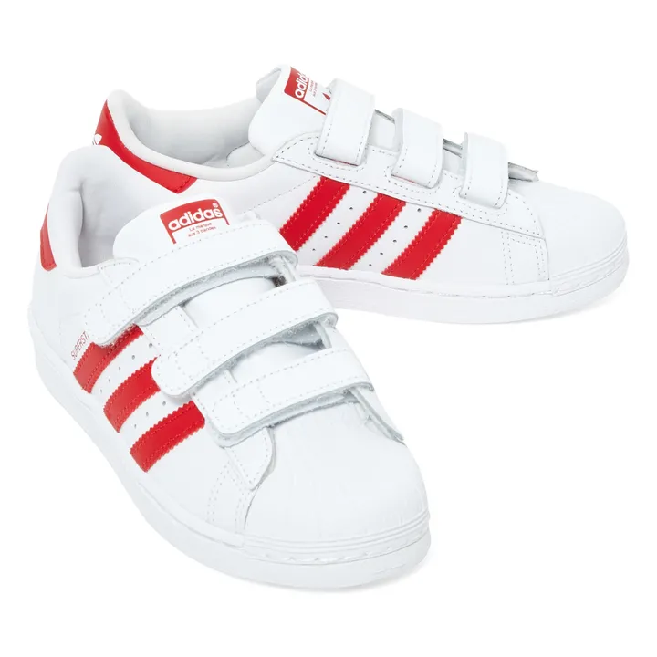Superstar Velcro Sneakers | Red- Product image n°1