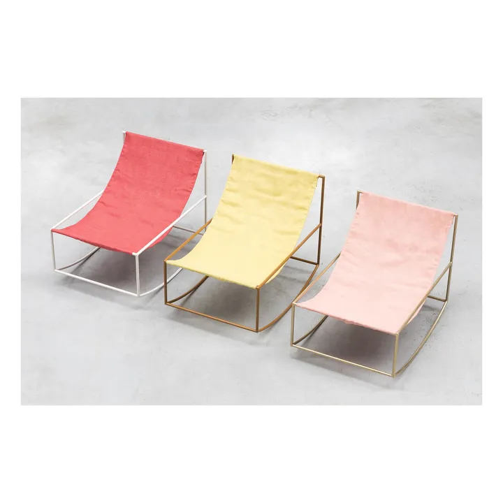 Fauteuil en lin Rocking Chair- Image produit n°1