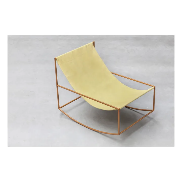 Fauteuil en lin Rocking Chair- Image produit n°2