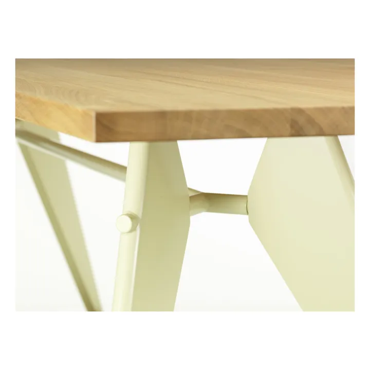 Table EM - piètement Écru - Jean Prouvé | Chêne- Image produit n°2