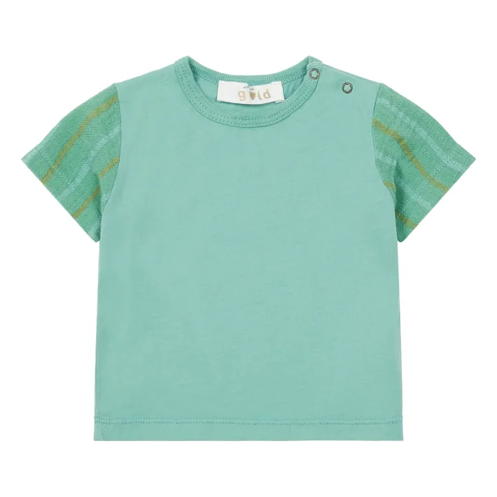 Camiseta Algodón Biológico Teo | Verde- Imagen del producto n°0